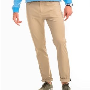 Southern Tide Intercoastal Performance Pant. Khaki